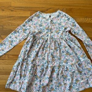 NWOT Tea Collection Tiered Henley Dress